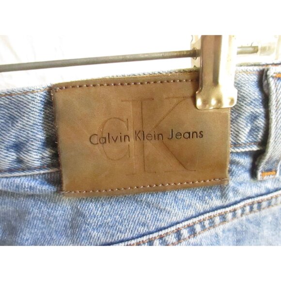 Calvin Klein Vintage Women's Jeans 15 34x30 1990's USA MADE Buttonfly Preppy Mom - Picture 4 of 7